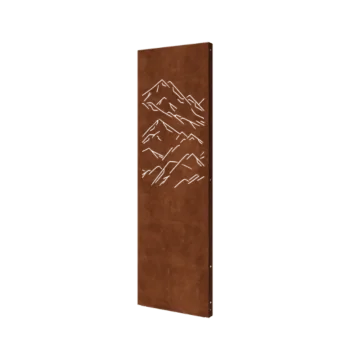 Corten plieno panel - Kalnai 1 - 60 x 6 x 190 cm