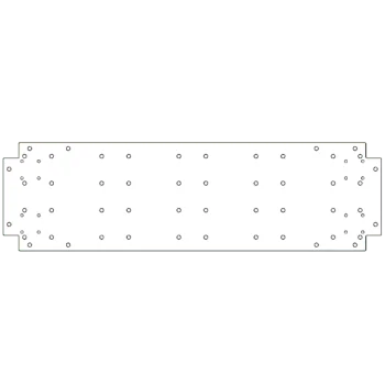 Cinkuoto plieno Fenéklemez - 30 x 100 cm