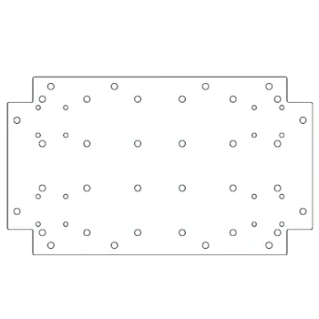 Cinkuoto plieno Fenéklemez - 30 x 50 cm