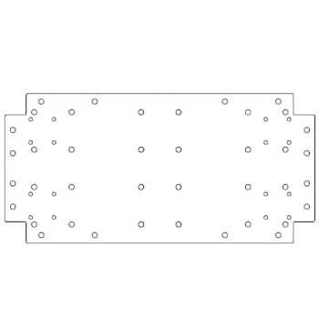 Cinkuoto plieno Fenéklemez - 30 x 60 cm