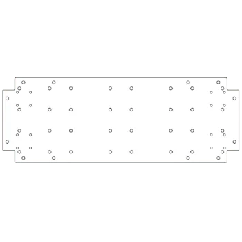 Cinkuoto plieno Fenéklemez - 30 x 80 cm