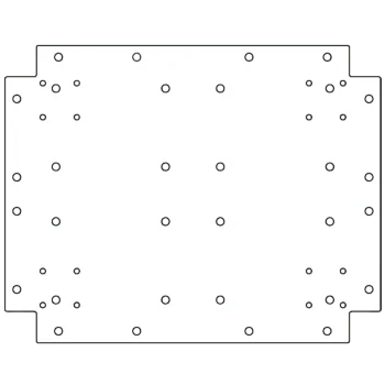 Cinkuoto plieno Fenéklemez - 40 x 50 cm