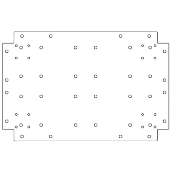 Cinkuoto plieno Fenéklemez - 40 x 60 cm