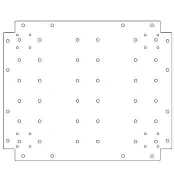 Cinkuoto plieno Fenéklemez - 50 x 60 cm