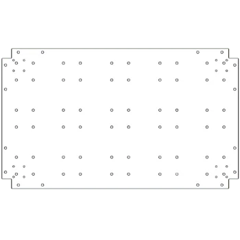 Cinkuoto plieno Fenéklemez - 60 x 100 cm