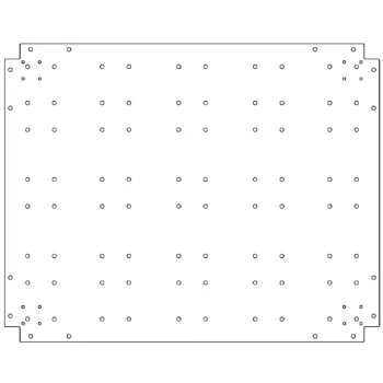 Cinkuoto plieno Fenéklemez - 80 x 100 cm