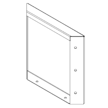 Plieninis lauko vazonas - Panel - 30 x 30 cm - RAL7016 matinė (antracito pilka)