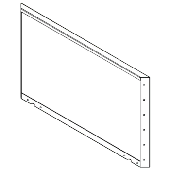 Corten plieno lauko vazonas - Panel - 60 x 100 cm