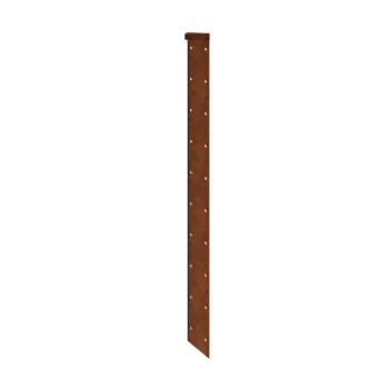 Corten plieno lauko vazonas - Kampinis elementas 180° - 70 cm