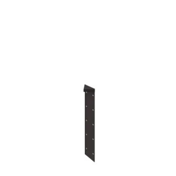 Plieninis lauko vazonas - Kampinis elementas 180° - 50 cm - RAL7016 matinė (antracito pilka)
