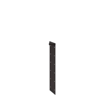 Plieninis lauko vazonas - Kampinis elementas 180° - 60 cm - RAL7016 matinė (antracito pilka)