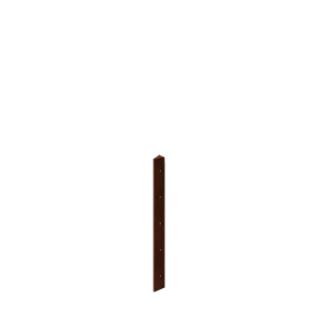 Corten plieno lauko vazonas - Kampinis elementas 30° - 50 cm