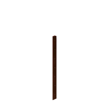 Corten plieno lauko vazonas - Kampinis elementas 30° - 70 cm