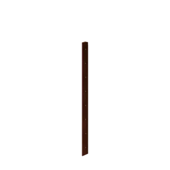 Corten plieno lauko vazonas - Kampinis elementas 30° - 80 cm