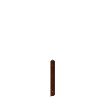 Corten plieno lauko vazonas - Kampinis elementas 45° - 40 cm