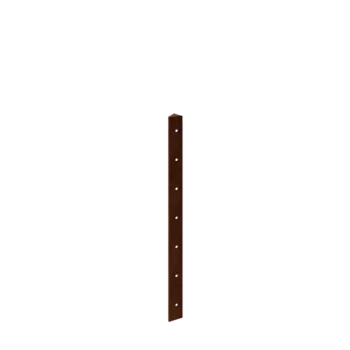 Corten plieno lauko vazonas - Kampinis elementas 45° - 70 cm