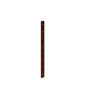 Corten plieno lauko vazonas - Kampinis elementas 45° - 80 cm