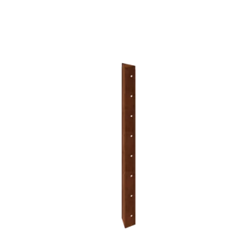 Corten plieno lauko vazonas - Kampinis elementas 90° - 80 cm