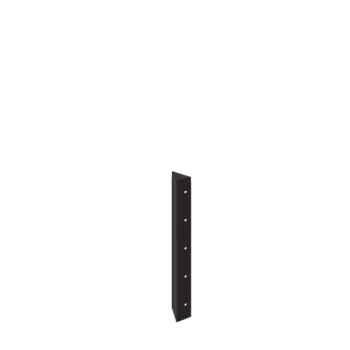 Plieninis lauko vazonas - Kampinis elementas 90° - 50 cm - RAL7016 matinė (antracito pilka)