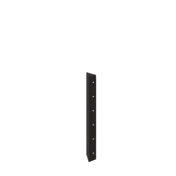 Plieninis lauko vazonas - Kampinis elementas 90° - 60 cm - RAL7016 matinė (antracito pilka)