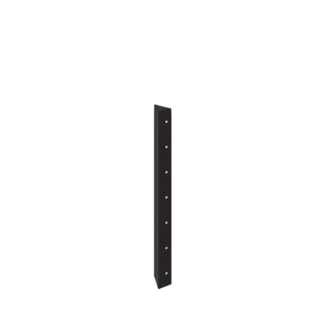 Plieninis lauko vazonas - Kampinis elementas 90° - 70 cm - RAL7016 matinė (antracito pilka)