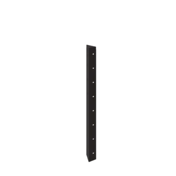 Plieninis lauko vazonas - Kampinis elementas 90° - 80 cm - RAL7016 matinė (antracito pilka)