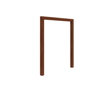 Corten plieno pergola - Tiesus - 200 x 230 cm - Be betono pado
