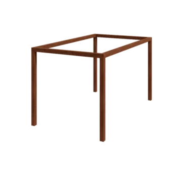 Corten plieno pergola - Stačiakampis - 424 x 250 x 230 cm - Be betono pado