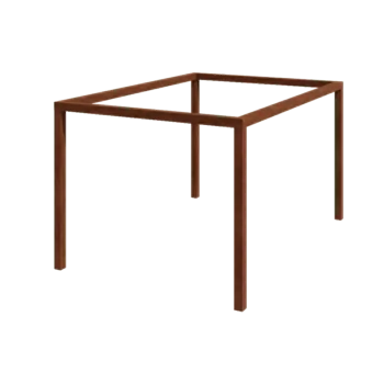 Corten plieno pergola - Stačiakampis - 424 x 300 x 230 cm - Be betono pado
