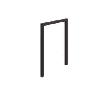 Plieninė pergola - Tiesus - 200 x 230 cm - RAL7016 matinė (antracito pilka) - Be betono pado