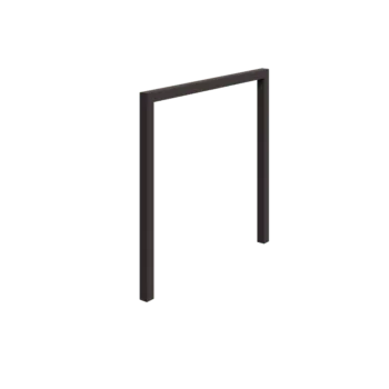 Plieninė pergola - Tiesus - 250 x 230 cm - RAL7016 matinė (antracito pilka) - Be betono pado