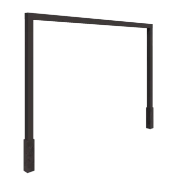 Plieninė pergola - Tiesus - 400 x 230 cm - kita RAL spalva - Su betono padu
