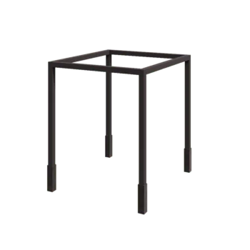 Plieninė pergola - Kvadratas - 274 x 250 x 230 cm - RAL7016 matinė (antracito pilka) - Su betono padu