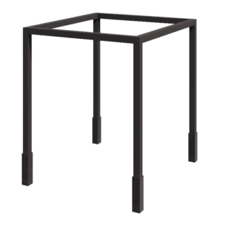 Plieninė pergola - Kvadratas - 274 x 250 x 230 cm - kita RAL spalva - Su betono padu