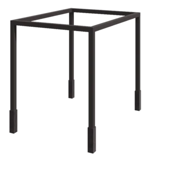 Plieninė pergola - Kvadratas - 324 x 300 x 230 cm - kita RAL spalva - Su betono padu