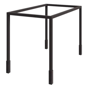 Plieninė pergola - Kvadratas - 424 x 250 x 230 cm - kita RAL spalva - Su betono padu