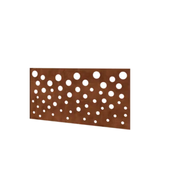 Corten plieno tvora H - Panel B - 120 x 63,3 cm