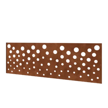 Corten plieno tvora H - Panel B - 180 x 63,3 cm