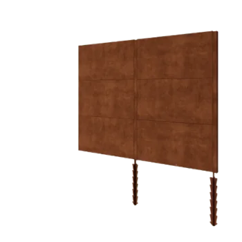 Corten plieno tvora H3 - Pilnas komplektas - 252 x 6 x 190 cm