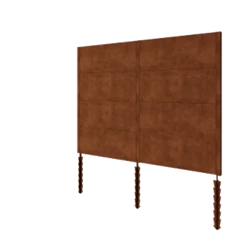 Corten plieno tvora H4 - Pilnas komplektas - 258 x 6 x 190 cm