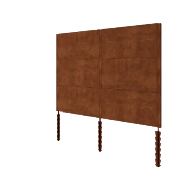 Corten plieno tvora H3 - Pilnas komplektas - 258 x 6 x 190 cm