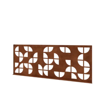 Corten plieno dekoratyvinė tvora G - panel - 149 x 3 x 60 cm