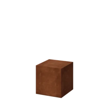 Corten plieno pjedestalas - Ohio - 40 x 40 x 40 cm