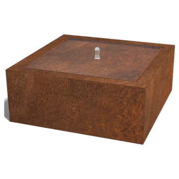 Corten plieno lauko fontanas - Lyra - 100 x 100 x 40 cm